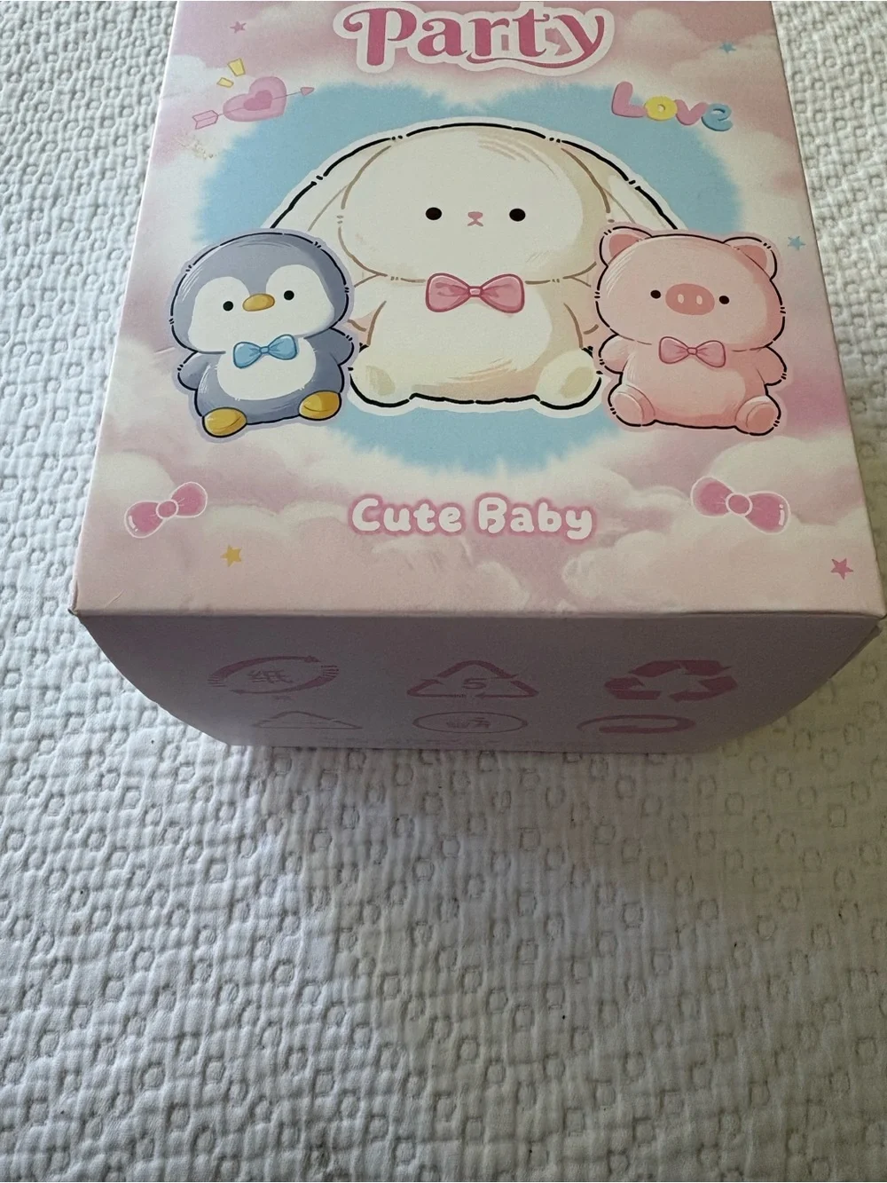 Cute Baby Plush Set - Pink